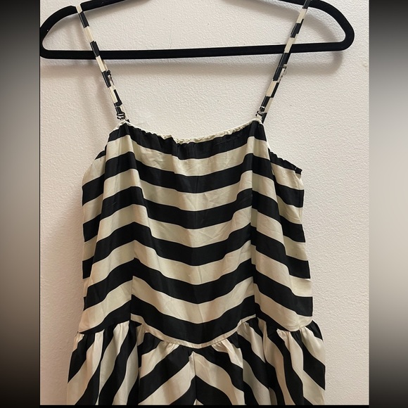 COVET Women’s Black and White Striped Sleeveless Maxi Dress. Size M - Picture 3 of 7